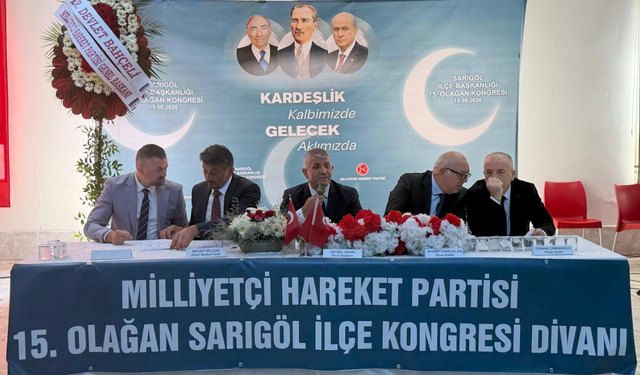 MHP İzmir İl Başkanı Şahin Sarıgöl’de konuştu: Terör bitecek, kardeşlik mühür vuracak