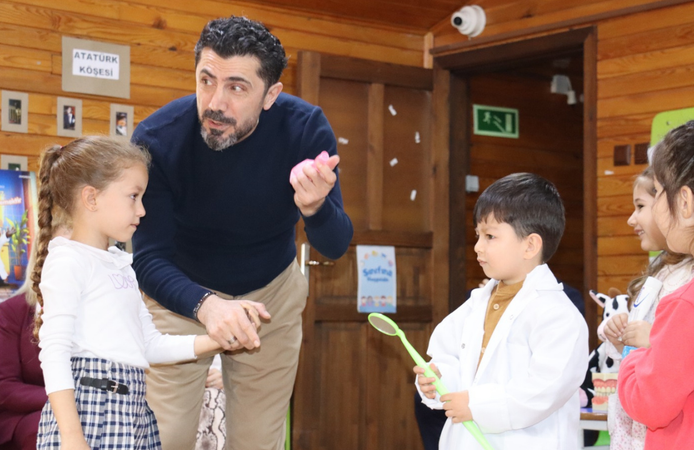 Yunusemre’de çocuklara ağız ve diş sağlığı eğitimi