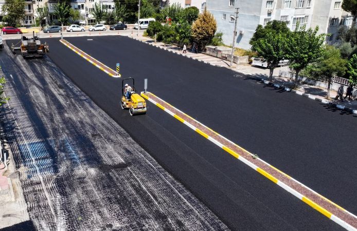 Yunusemre Mesir Mahallesi’nde sorunlu yol güvenli hale getirildi
