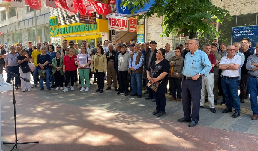 CHP ilçe teşkilatından tepki!