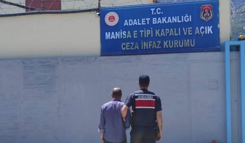 Manisa'da 63 yıl hapis cezası almıştı! 17 farklı suçtan aranıyordu, yakalandı