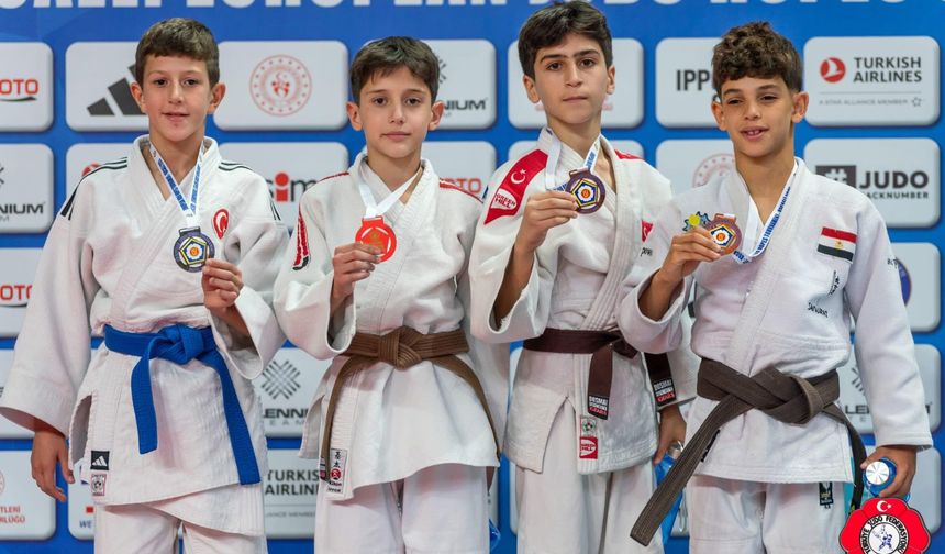 Yunusemreli judocular Avrupa kupası'ndan iki madalya ile döndü
