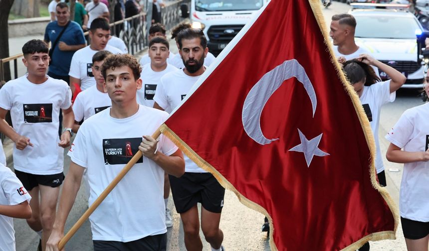 Manisa’da 15 Temmuz Sancak koşusu