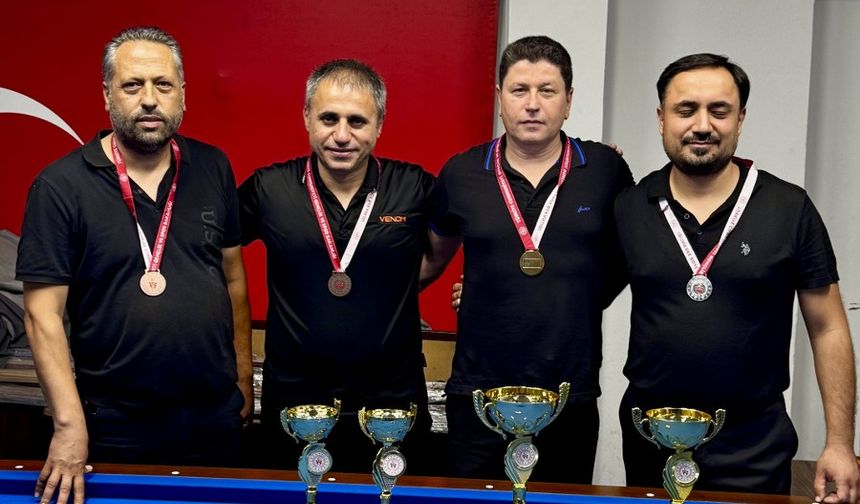 Bilardoda zirve yine Yunusemre Belediyespor’un