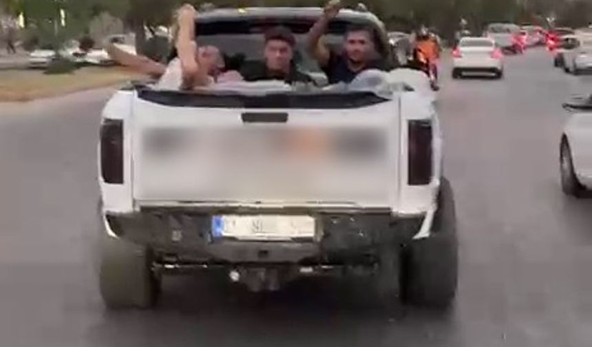 Pikabını havuz yaptı... Pahalıya mal oldu!