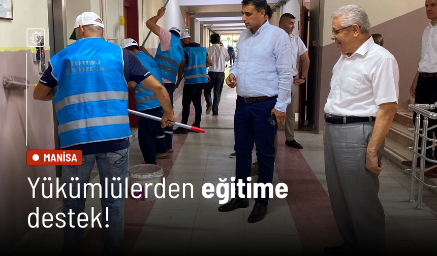 Yükümlülerden eğitime destek!