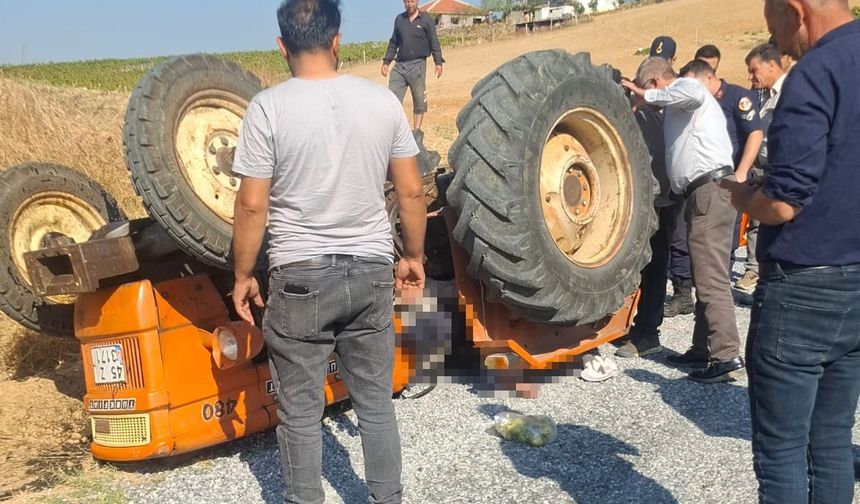 Manisa’da traktör kazası: 1 kişi hayatını kaybetti