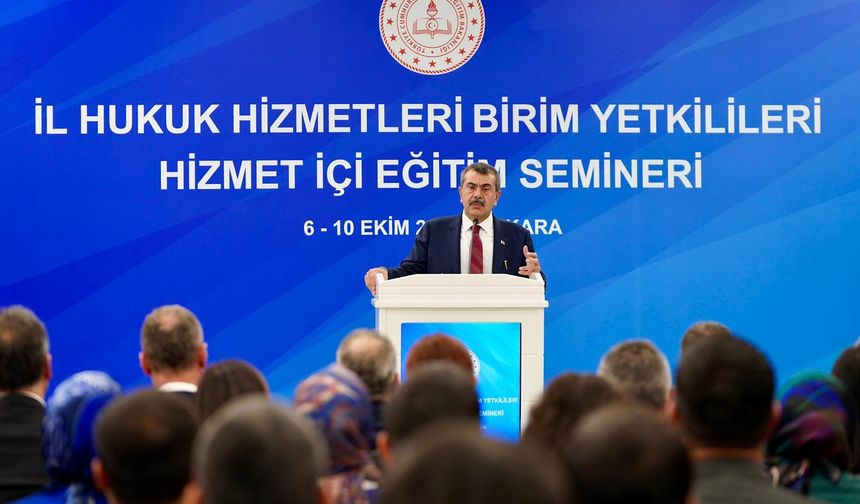 Bakan Yusuf Tekin: Sendikal özgürlükler, eğitim-öğretim hakkını engelliyorsa, özgürlük değildir