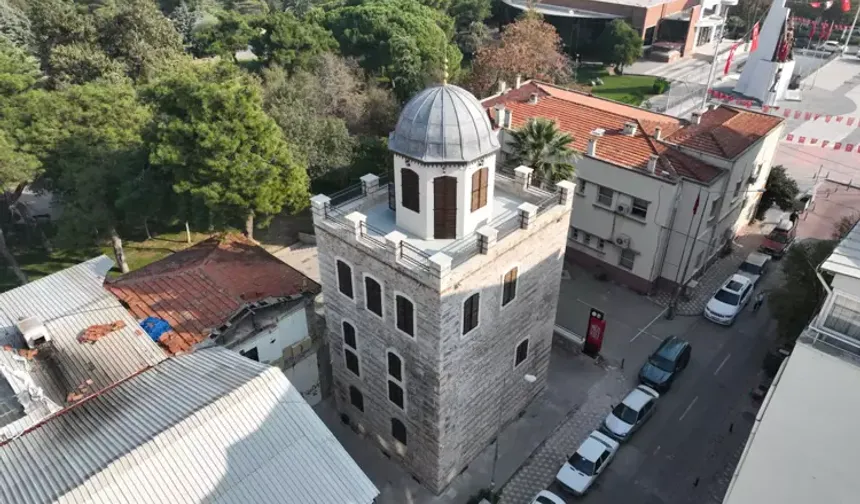 Fatih Sultan Mehmed’in Manisa’ya bıraktığı mirası Fatih Kulesi restore edildi