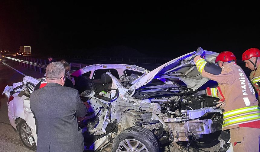 Manisa Kula’da feci kaza: 1 ölü, 2 yaralı