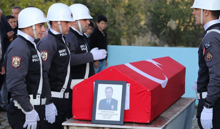 Emekli Emniyet Müdürü Vehbi Yıldız toprağa verildi