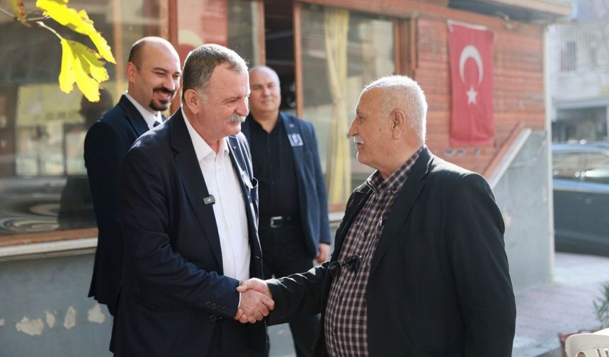 Başkan Balaban Yenimahalle esnafını ziyaret etti