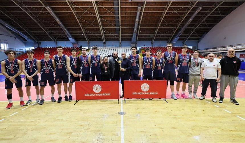 Manisa’da okul sporları basketbol il birincileri belli oldu