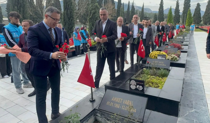 Soma'da maden şehitleri anıldı