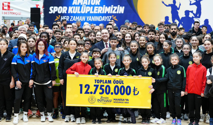 Manisa Büyükşehir’den amatör spor kulüplerine 12,75 milyon TL  destek