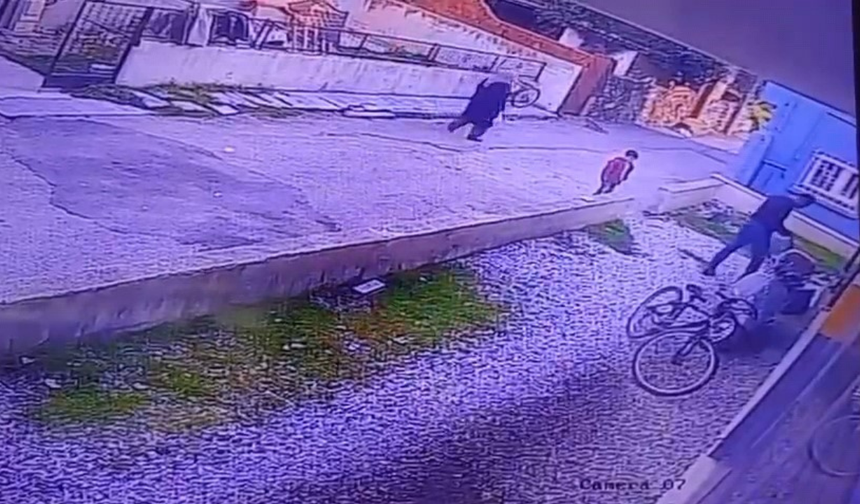 Yunusemre'de çocukların gözü önünde köpeğe vahşet