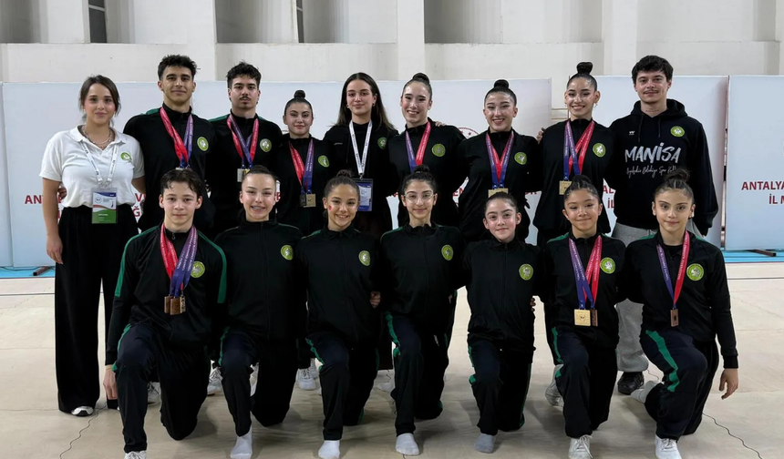 Manisa BBSK Türkiye Şampiyonası'ndan 12 altın madalya ile döndü