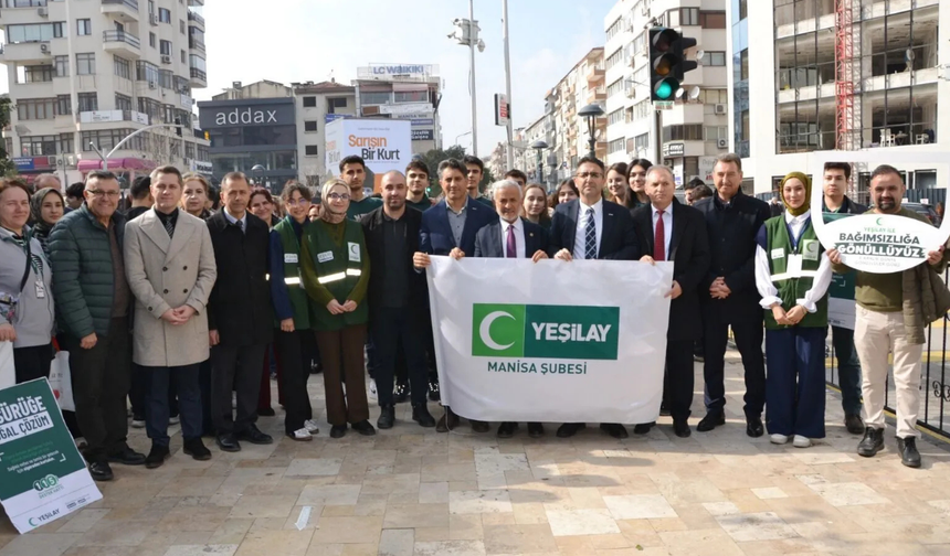 Manisa’da “Sigarayı Bırakma Günü”nde farkındalık yürüyüşü
