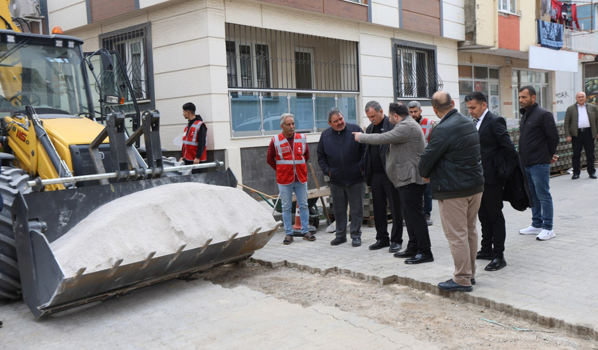 Barbaros'un sokakları yenileniyor