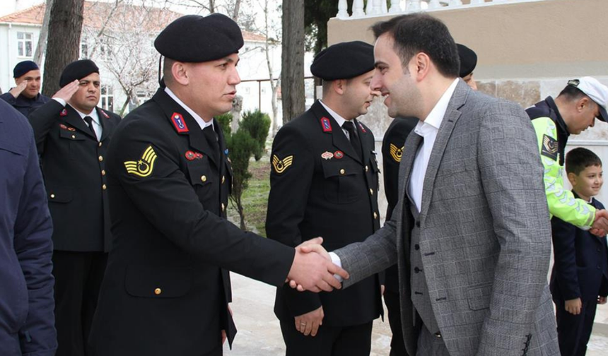 Kaymakam Altuntaş'tan kurumlara bayram ziyareti