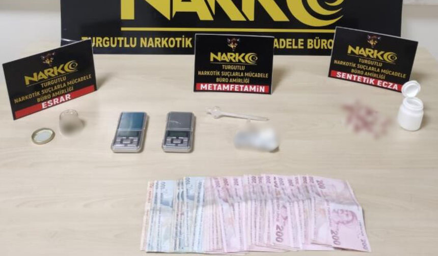 Narkotik ekiplerinden Turgutlu’da peş peşe operasyon: 2 tutuklama