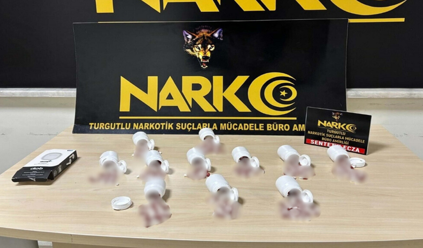 Turgutlu’da sentetik hap operasyonu: 2 tutuklama