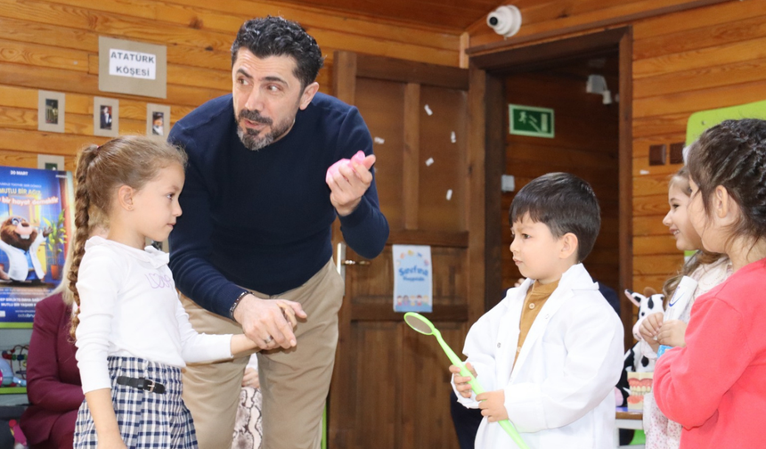 Yunusemre’de çocuklara ağız ve diş sağlığı eğitimi