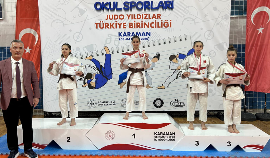 Yunusemreli judocular Karaman'dan üç Türkiye derecesi ile döndü