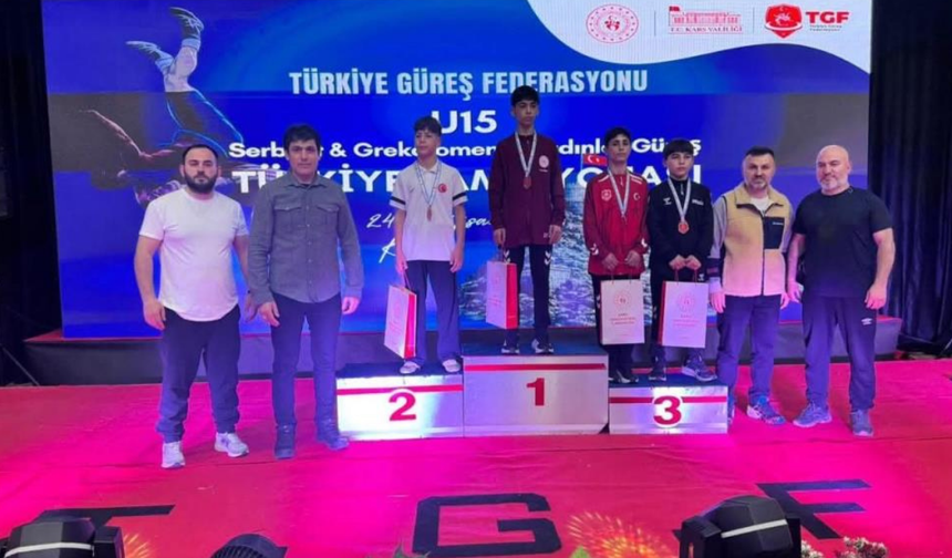 Yunusemreli güreşçiden önemli başarı