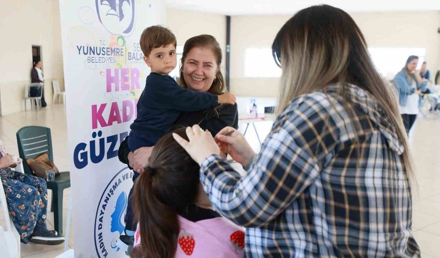 Yunusemre’de “Her kadın güzeldir” projesiyle 70 kadına ücretsiz bakım