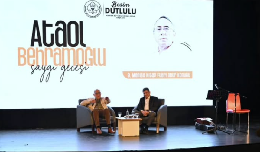 Ataol Behramoğlu Manisalılarla buluştu