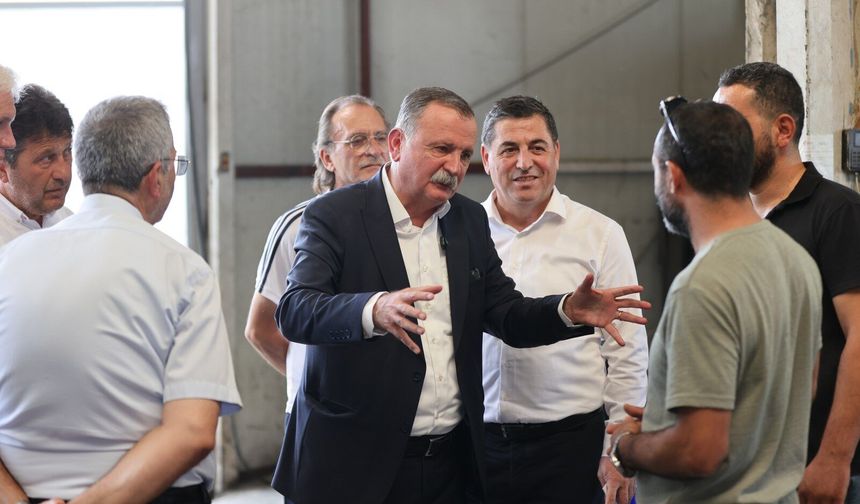 Başkan Balaban sanayi esnafıyla bir araya geldi