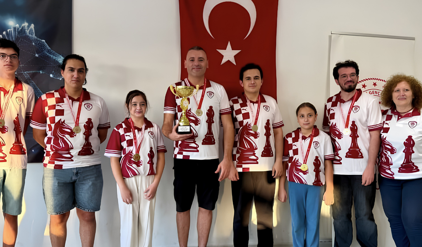 Yunusemre Belediyespor satrançta Manisa şampiyonu oldu