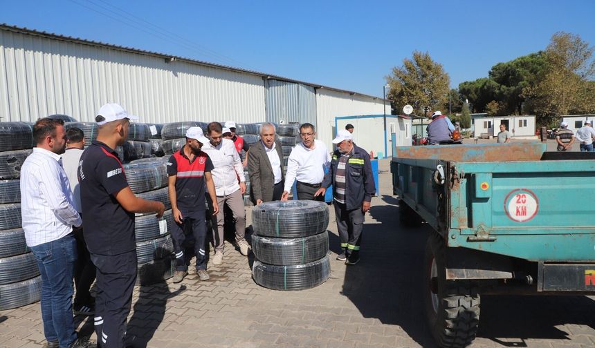 Manisa’da tarımsal sulama desteği büyüyor: 7,2 milyon metre boru dağıtıldı