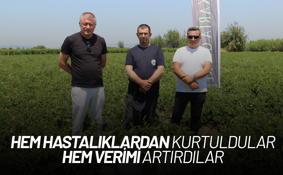 Manisalı üretici hem hastalıklardan kurtuldu hem verimi artırdı