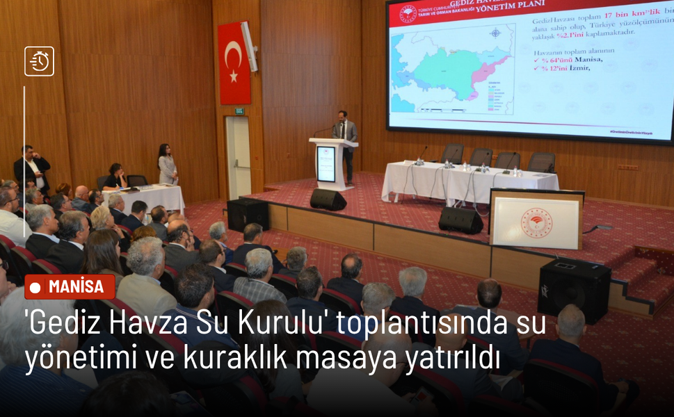 Gediz Havzası'nda su alarmı!