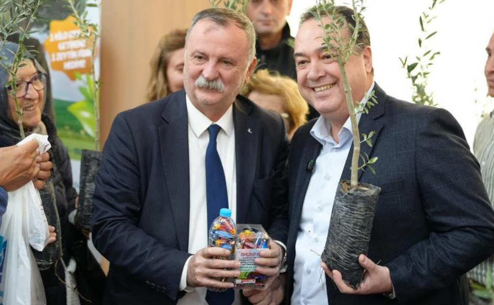 Manisa’da atık piller fidan oluyor