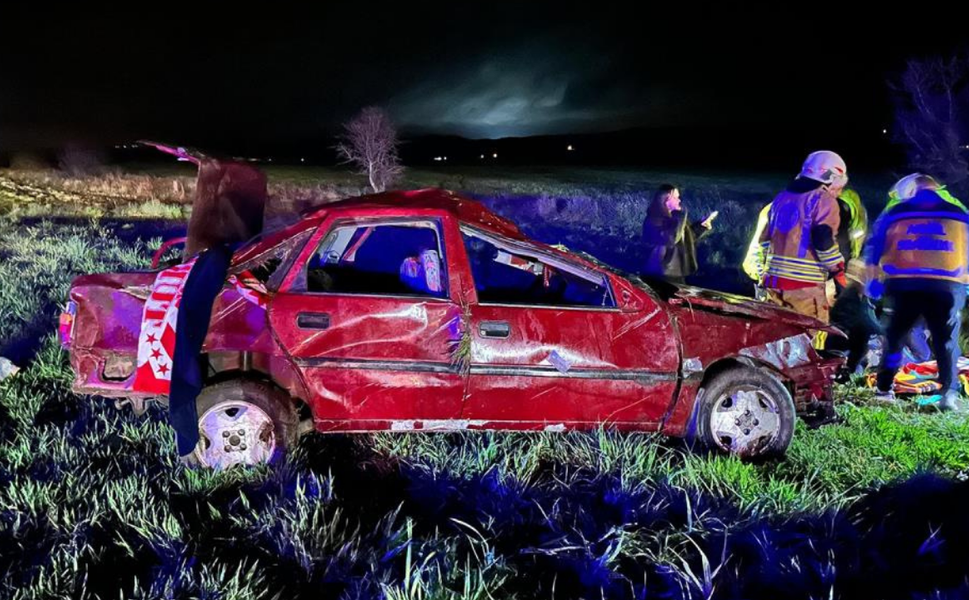 Manisa’da D300 karayolunda feci kaza: 1 ölü, 1’i ağır 3 yaralı