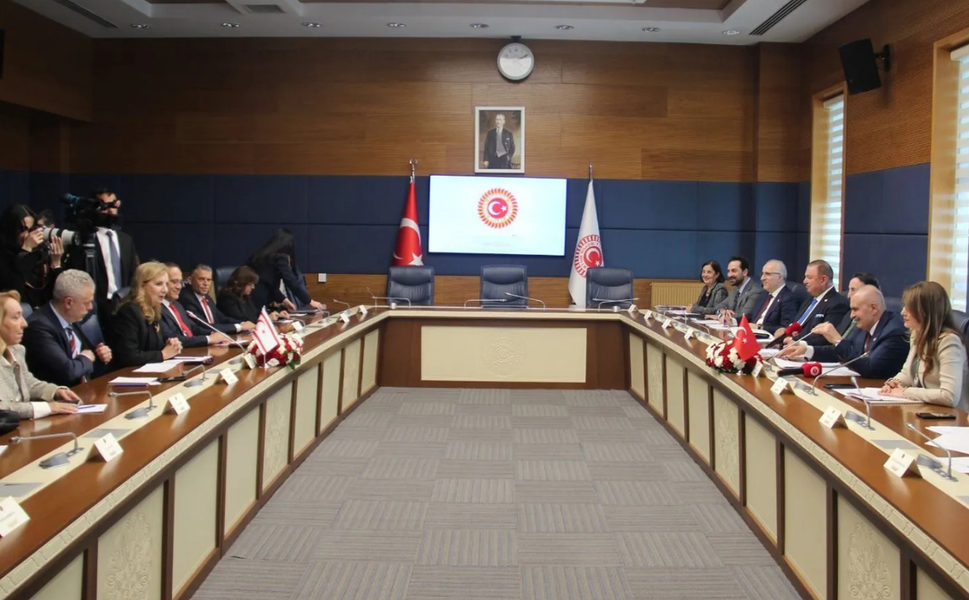 Arınç, KKTC heyetiyle Kıbrıs meselesini görüştü