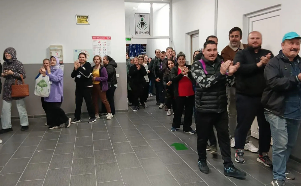 Manisa’da tekstil işçileri eylemde