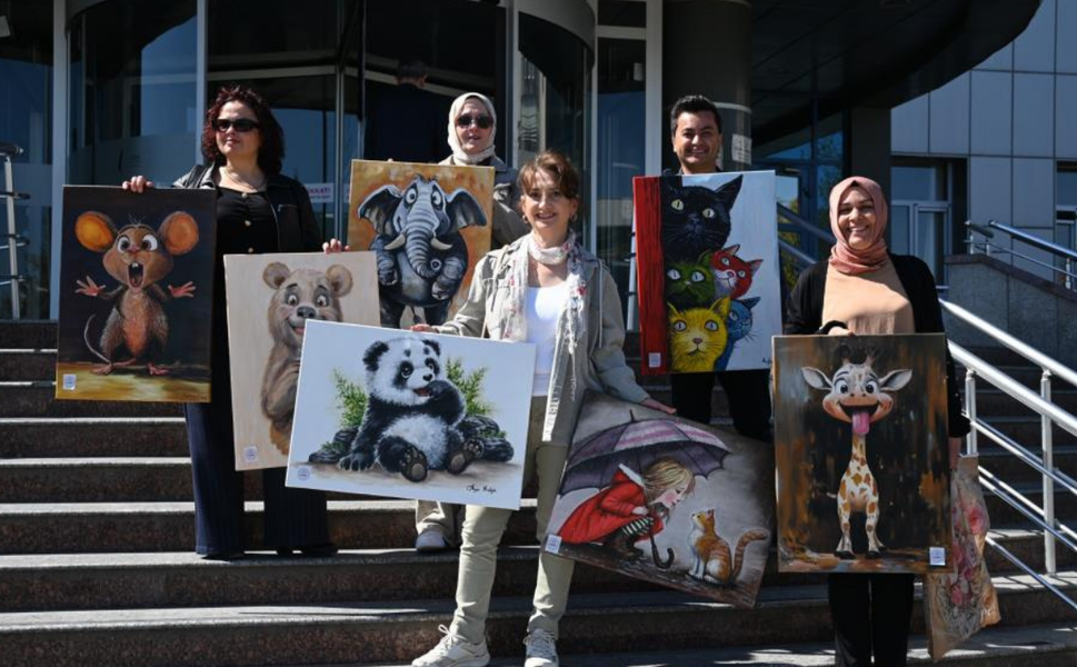 MASMEK kursiyerlerinden 23 Nisan’a özel anlamlı proje