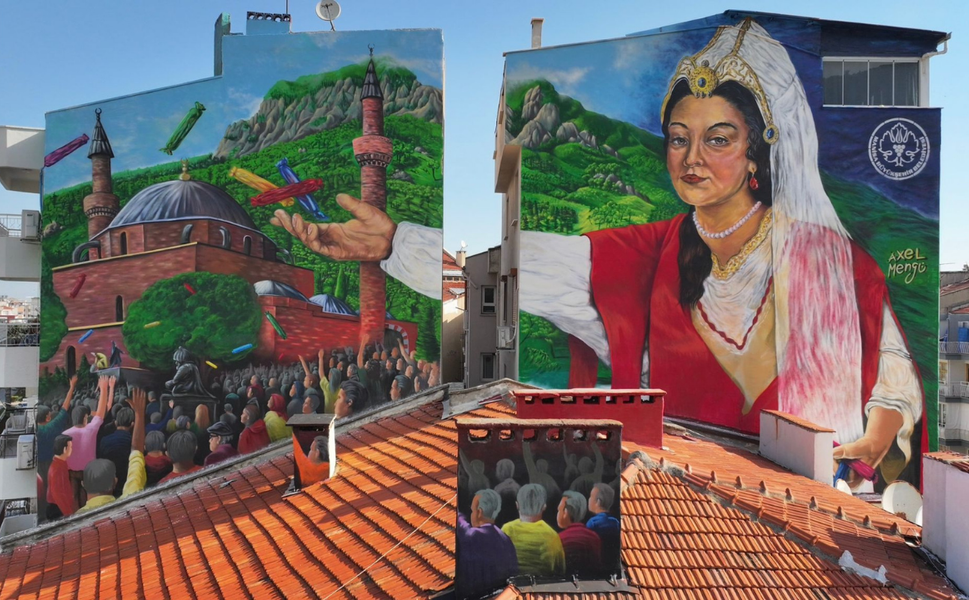 Manisa’nın sokakları sanatla renkleniyor