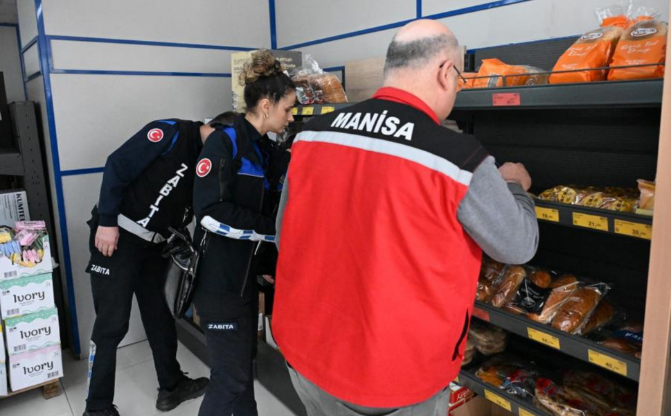 Manisa'da zincir marketler mercek altında