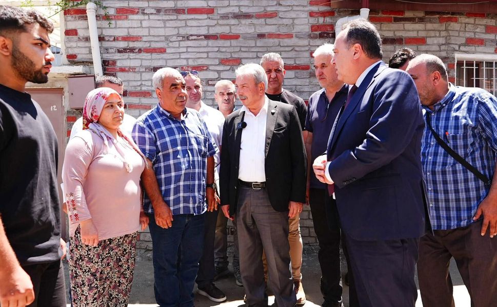 Başkan Dutlulu selzedeleri ziyaret etti: 700 bin TL destek sağlandı