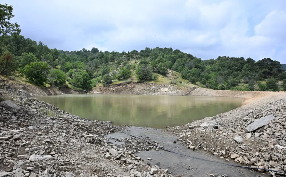 Büyükşehir çiftçinin sorununu çözdü: Damatlı Göleti sezona yetiştirildi