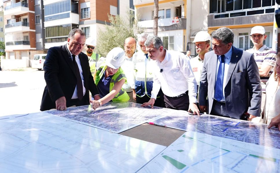 Başkan Dutlulu Soma’da 20 milyon TL’lik altyapı çalışmalarını inceledi