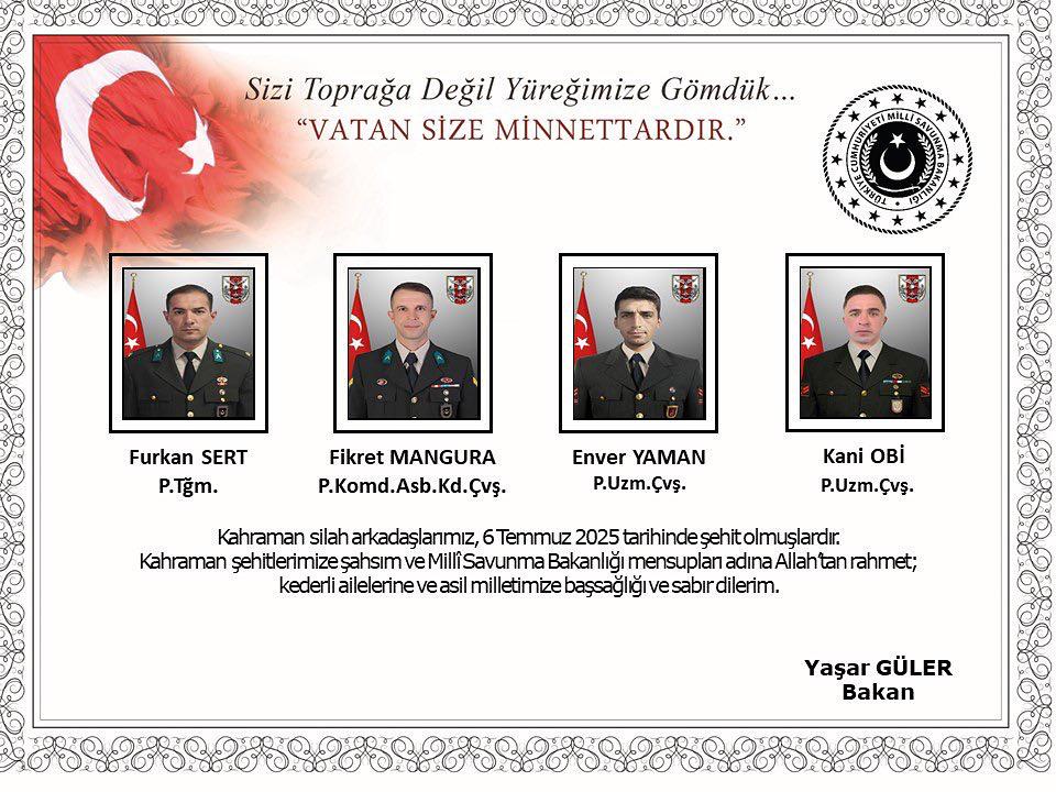 Manisa’mıza Şehit Ateşi Düştü!