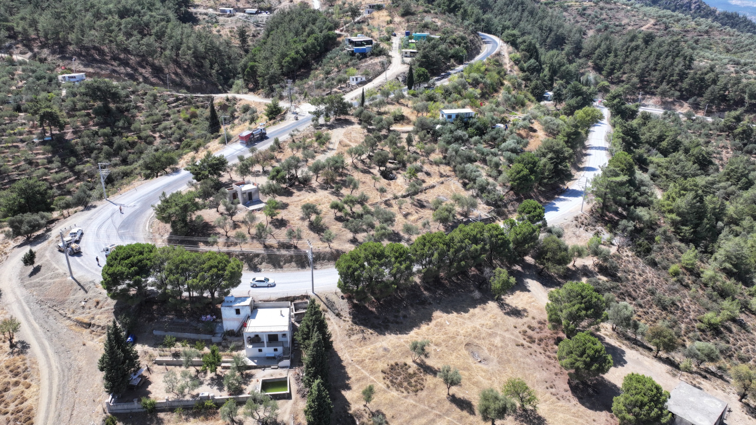 Büyükşehir, Spil Dağı Milli Parkı Yolunu Yeniliyor (3)