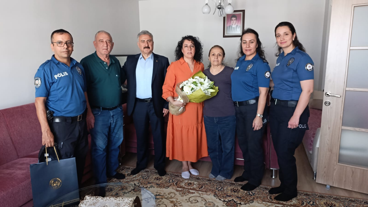 Emniyet Teşkilatından Vefa Ziyareti Aktaş Ailesinden Emeklilere Anlamlı Ziyaret (2)