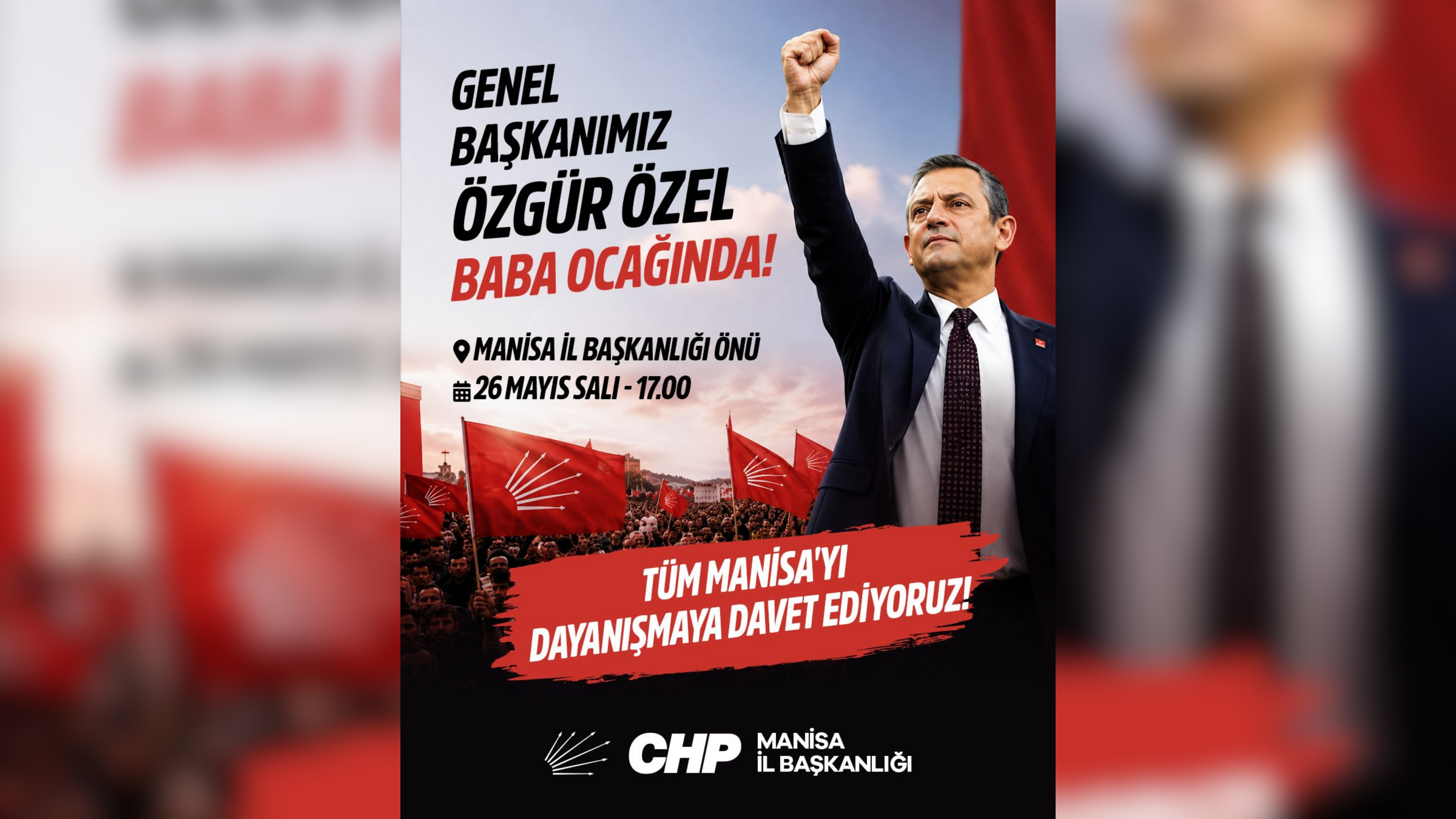 Özgür Özel Manisa Miting